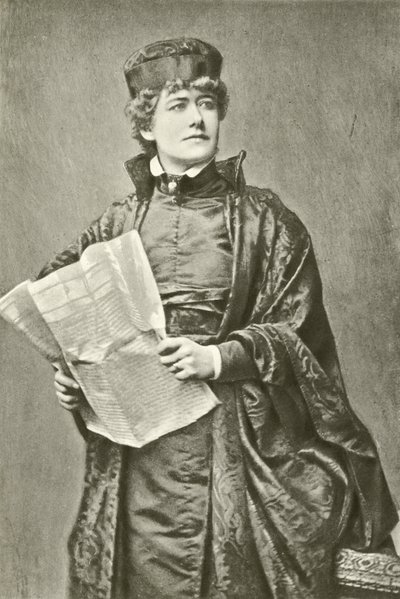 Miss Ellen Terry als Portia (Gravur) von English Photographer