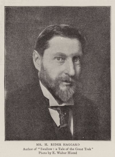 Mr. H. Rider Haggard, die Autoren unserer neuen Serie von English Photographer
