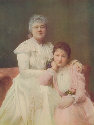 Mrs. Lewis und Miss Mabel Terry-Lewis von English Photographer
