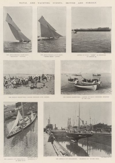 Marine- und Yachtereignisse, britisch und ausländisch von English Photographer