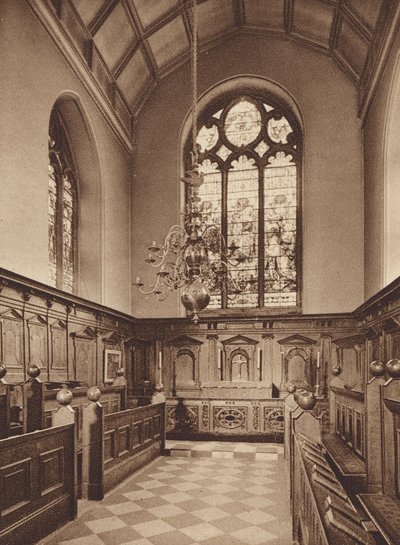 Oxford: Oriel College, Die Kapelle von English Photographer