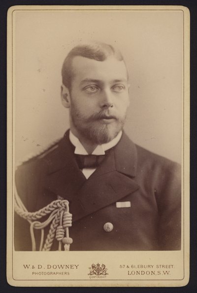 Porträt, George, Herzog von York, zukünftiger König Georg V. (s/w Foto) von English Photographer