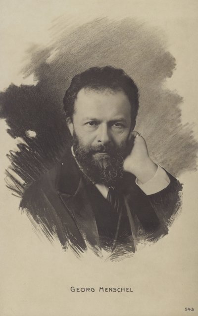 Porträt von Sir George Henschel von English Photographer