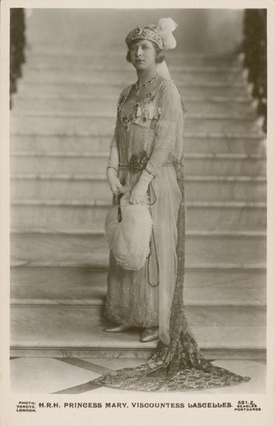Prinzessin Mary, Viscountess Lascelles von English Photographer