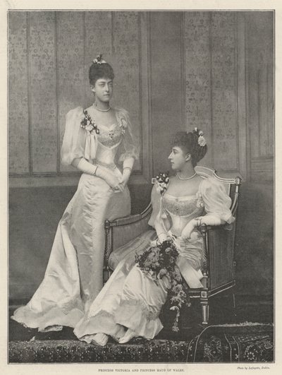 Prinzessin Victoria und Prinzessin Maud von Wales von English Photographer