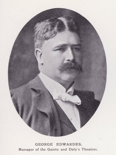 Prominente Männer von London: George Edwardes von English Photographer