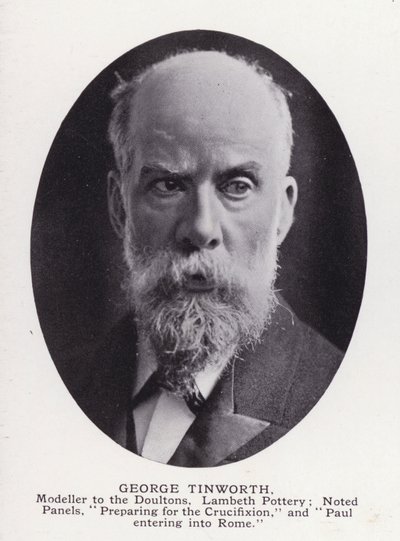 Prominente Männer von London: George Tinworth von English Photographer