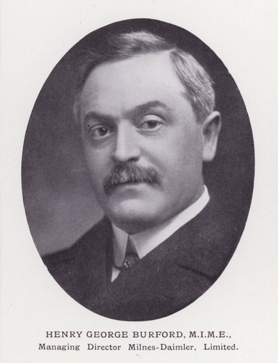 Prominente Männer von London: Henry George Burford von English Photographer