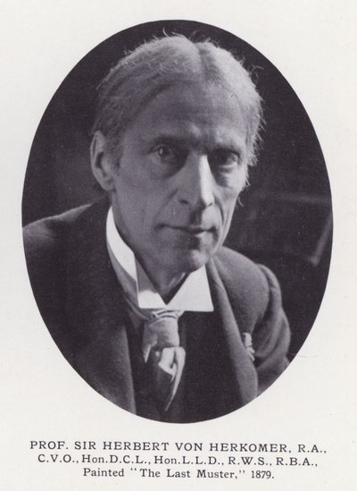 Prominente Männer von London: Prof. Sir Herbert Von Herkomer von English Photographer