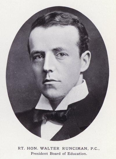 Prominente Männer von London: Rt Hon Walter Runciman von English Photographer