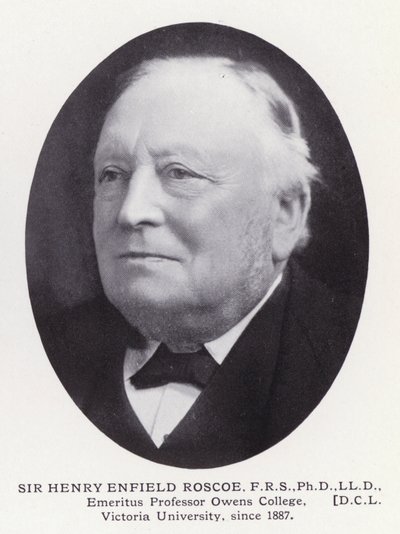 Prominente Männer von London: Sir Henry Enfield Roscoe von English Photographer