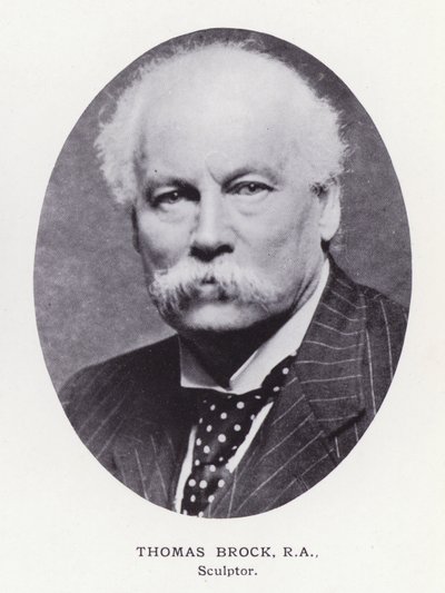Prominente Männer von London: Thomas Brock von English Photographer