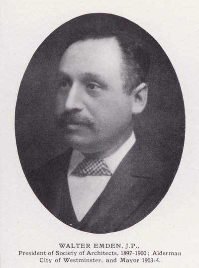 Prominente Männer von London: Walter Emden von English Photographer