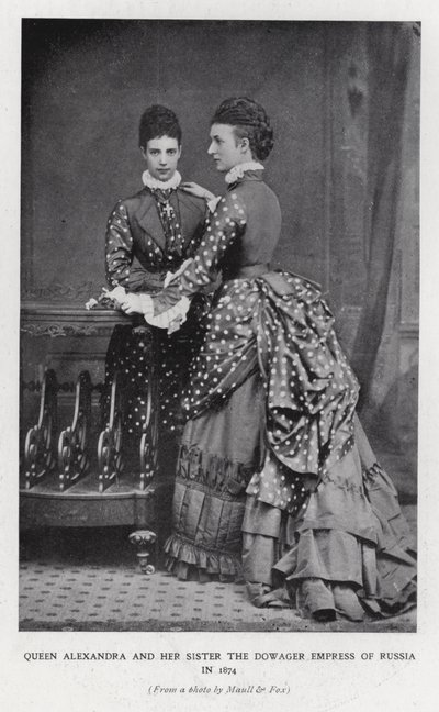 Königin Alexandra und die Kaiserinwitwe von Russland von English Photographer