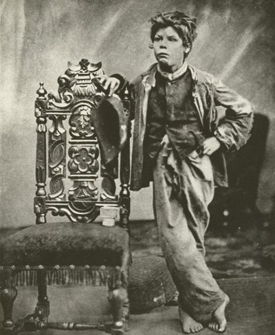 Armschule Junge im Jahr 1860 von English Photographer