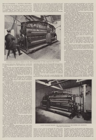 Revolutionierung einer Textilindustrie von English Photographer