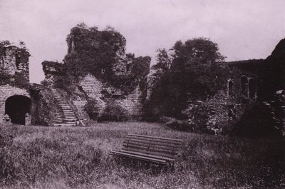 Rothesay Castle (Schwarz-Weiß-Foto) von English Photographer