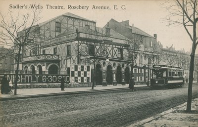 Sadlers Wells Theater, Rosebery Avenue, London von English Photographer