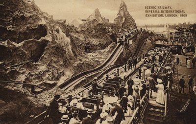 Scenic Railway, Imperial International Exhibition, London von English Photographer