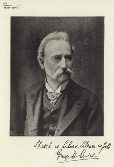 Sir George Henry Lewis von English Photographer