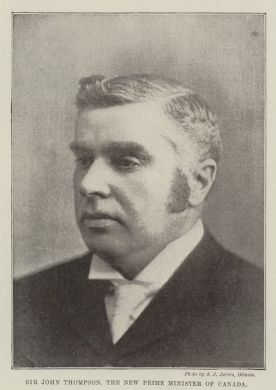 Sir John Thompson, der neue Premierminister von Kanada von English Photographer