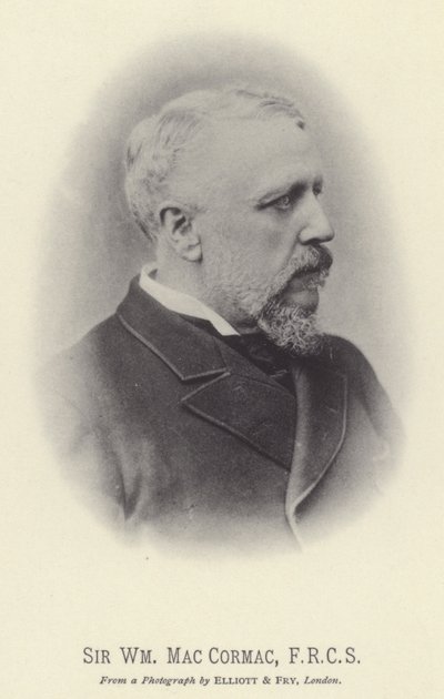 Sir William MacCormac, FRCS (s/w Foto) von English Photographer
