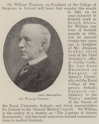 Sir William Thomson von English Photographer