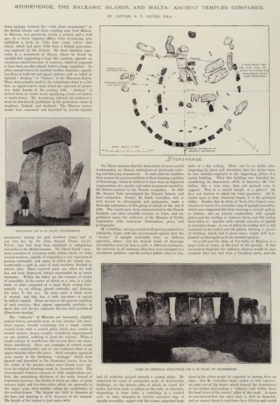 Stonehenge, die Balearen und Malta, alte Tempel verglichen von English Photographer