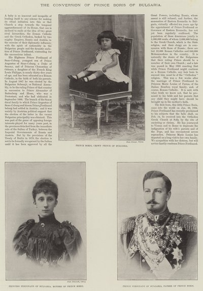 Die Konversion von Prinz Boris von Bulgarien von English Photographer