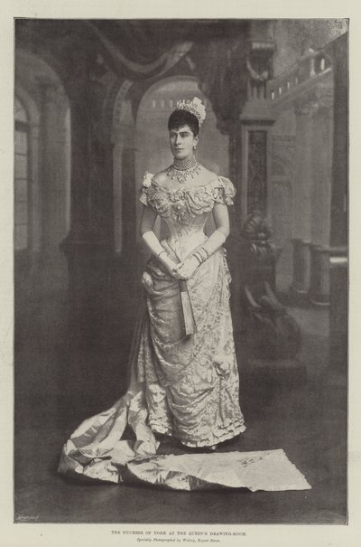 Die Herzogin von York im Empfangszimmer der Königin von English Photographer
