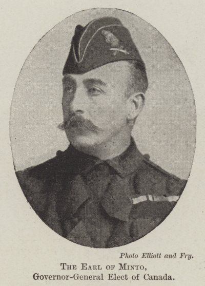 Der Earl of Minto, gewählter Generalgouverneur von Kanada von English Photographer