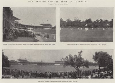 Das englische Cricket-Team in Australien von English Photographer
