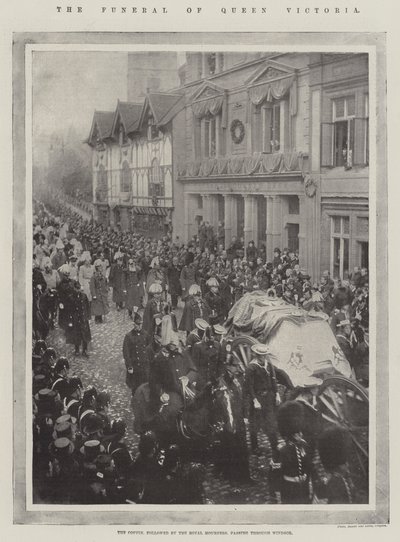 Das Begräbnis von Königin Victoria von English Photographer
