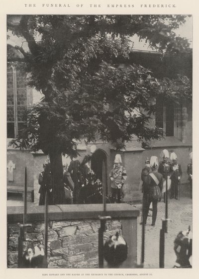 Das Begräbnis der Kaiserin Friedrich von English Photographer