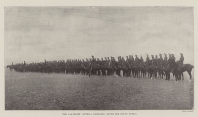 Die Hampshire Imperial Yeomanry, auf dem Weg nach Südafrika von English Photographer