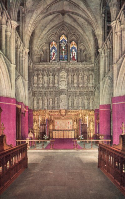 Der Hochaltar, Southwark Cathedral, London von English Photographer