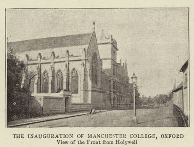 Die Einweihung des Manchester College, Oxford von English Photographer