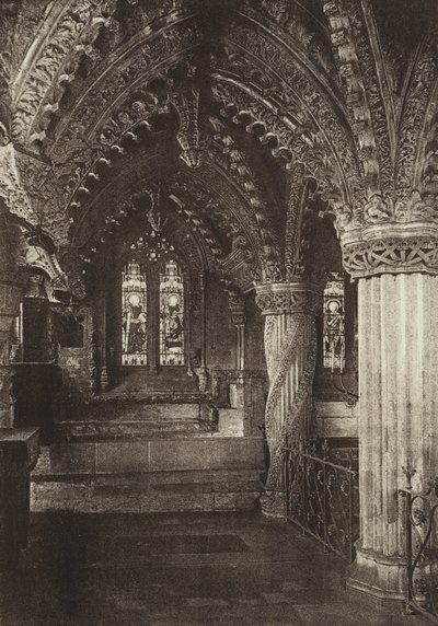 Die Lady Chapel, Rosslyn Chapel, Midlothian (s/w Foto) von English Photographer