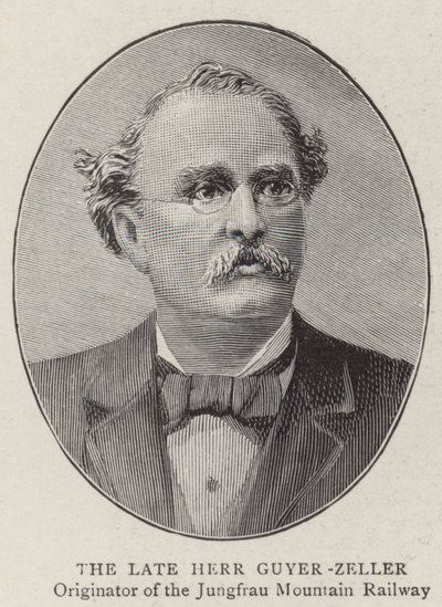 Der verstorbene Herr Guyer-Zeller von English Photographer