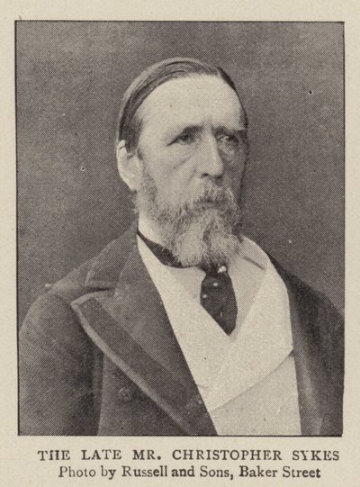 Der verstorbene Mr. Christopher Sykes von English Photographer