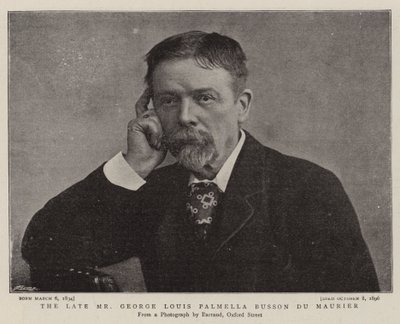 Der verstorbene Herr George Louis Palmella Busson Du Maurier von English Photographer