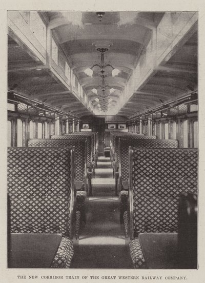 Der neue Korridorzug der Great Western Railway Company von English Photographer