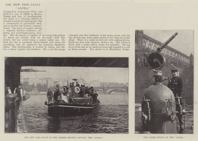 Das neue Feuerlöschboot Alpha von English Photographer