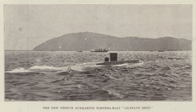 Das neue französische U-Boot Gustave Zede von English Photographer