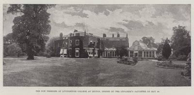 Die neuen Räumlichkeiten des Livingstone College in Leyton, eröffnet von der Tochter des Entdeckers am 23. Mai von English Photographer