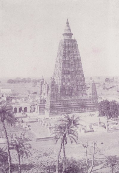 Der Alte Turm, Buddh Gaya, nach der Restaurierung von English Photographer