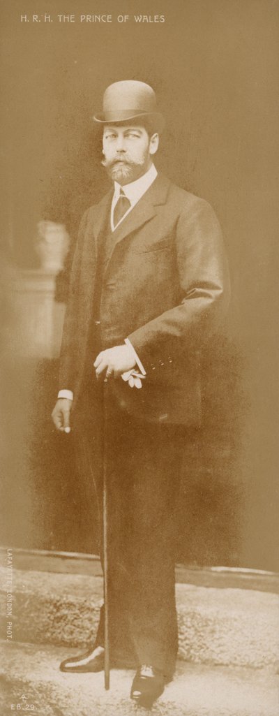 Der Prinz von Wales, der zukünftige König George V von English Photographer