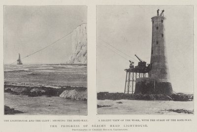 Der Fortschritt des Beachy Head Leuchtturms von English Photographer