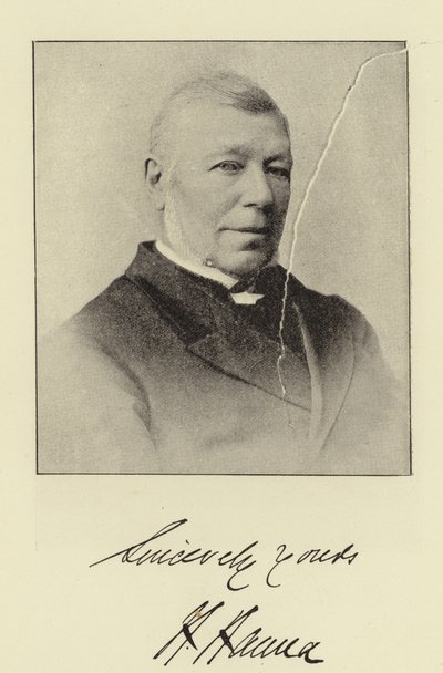 Der Rev Dr H Hanna von English Photographer