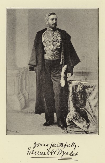 Der Rechte Ehren Sir Edward Malet, GCB, Ihre Majestät Botschafter am Hof von Deutschland von English Photographer